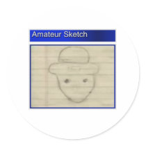 Amateur Leprechaun Sketch Stickers