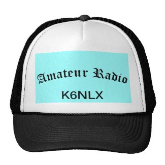 Amateur Radio and Call Sign Trucker Hats