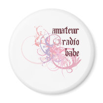 Amateur Radio Babe Refrigerator Magnets