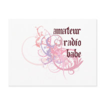 Amateur Radio Babe Post Cards