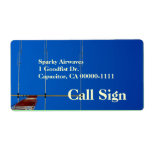 Amateur Radio Beam Antenna Call Sign Shipping Labels