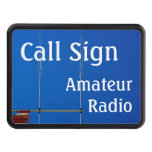 Amateur Radio Call Sign and Antenna Tow Hitch Cover
