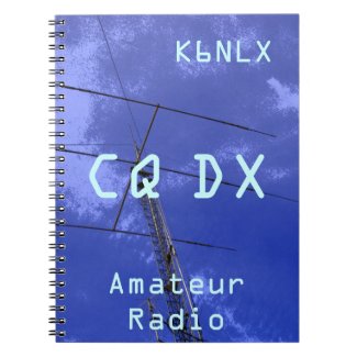Amateur Radio Call Sign CQ DX Note Books
