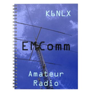 Amateur Radio Call Sign EMComm Spiral Note Book