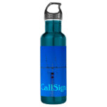 Amateur Radio Callsign 24oz Water Bottle