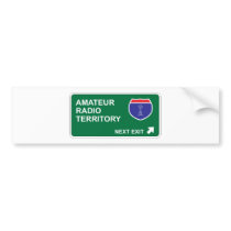 Amateur Radio Next Exit Bumper Stickers