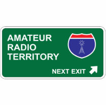 Amateur Radio Next Exit photo sculptures