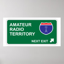 Amateur Radio Next Exit Posters