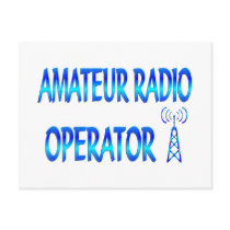 Amateur Radio Operator Postcard