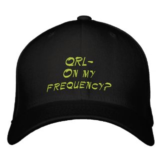 Amateur Radio QRL Hat embroideredhat