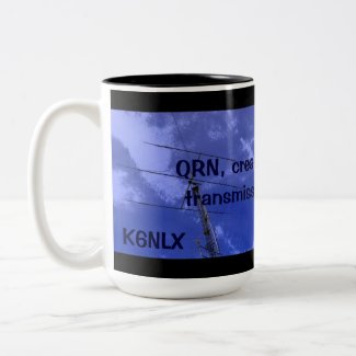 Amateur Radio QRN and Callsign Mug mug