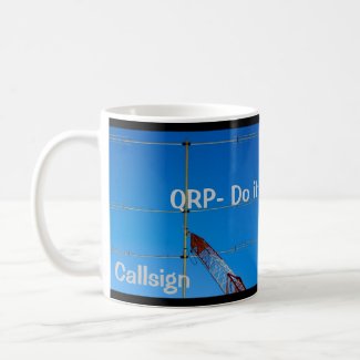 Amateur Radio QRP and Callsign Mug 3