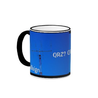 Amateur Radio QRZ and Callsign Mug