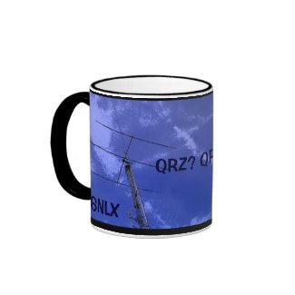 Amateur Radio QRZ and Callsign Mug mug