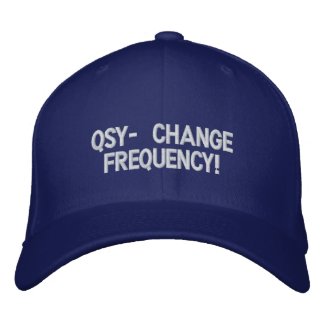 Amateur Radio QSY Hat embroideredhat
