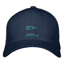 Amateur Radio QTH locator Hat Baseball Cap