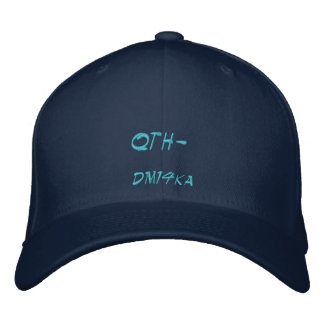 Amateur Radio QTH locator Hat embroideredhat