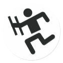 amateur radio running stickers