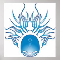 Amateur Radio Skull Posters