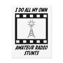 Amateur Radio Stunts Postcard