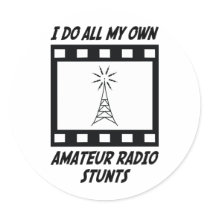 Amateur Radio Stunts Sticker