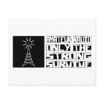 Amateur Radio Survive Post Card