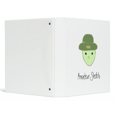 Amateur Sketch Vinyl Binder by skeri83