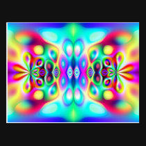 Amazing Abstract Colors postcards