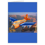 Amazing Airplane Aerial View Greeting Cards
