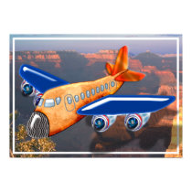 Amazing Airplane Aerial View posters
