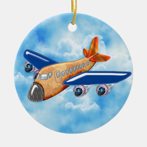 amazing airplane christmas tree ornament zazzle amazing airplane christmas tree ornament zazzle