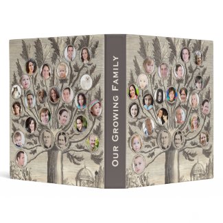 Amazing Antique Family Tree - Add up to 48 Photos binder