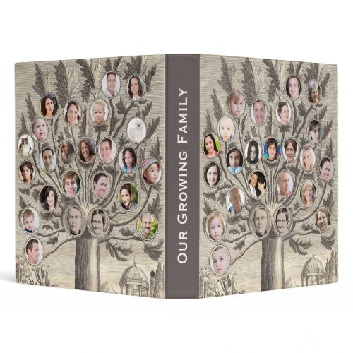 Unique Family Tree, Genealogy Binder –  Perfect for Photos, Family Reunions, Genealogy Records