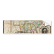 Amazing Antique Poster of the United States Bumper Sticker