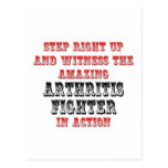 Amazing Arthritis Fighter In Action Post Card