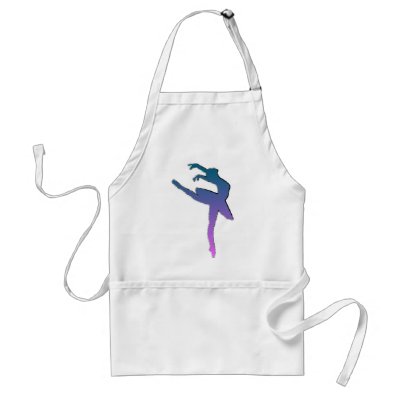 Amazing Ballerina Graphic Aprons by BartzPeterson