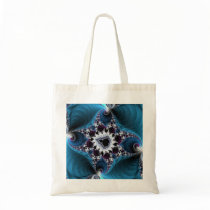 Amazing Blue Fractal Bag