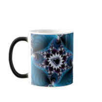 Amazing Blue Fractal Coffee Mugs