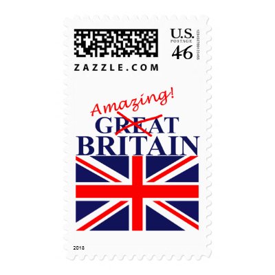 Amazing Britain Postage Stamps by pixelholic