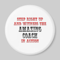 Amazing Coach In Action Refrigerator Magnet