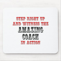 Amazing Coach In Action Mousepads