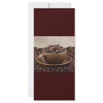 Amazing coffee still life full color rack card
