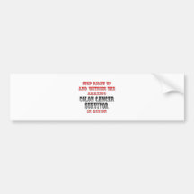 Amazing Colon Cancer Survivor In Action Bumper Stickers