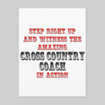 Amazing Cross Country Coach In Action Postcard