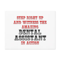 Amazing Dental Assistant In Action Postcards