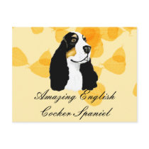 Amazing English Cocker Spaniel Post Cards