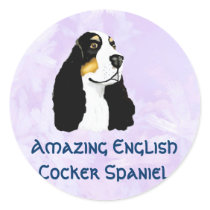 Amazing English Cocker Spaniel Sticker