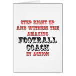 Amazing Football Coach In Action Cards