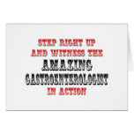 Amazing Gastroenterologist In Action Greeting Card