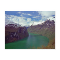 Amazing Geiranger Fjord Postcard
